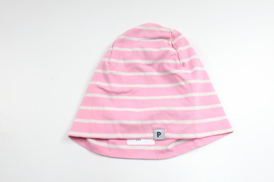 Stribet hue fra Polarn o. Pyret - Størrelse 52/54 - Lyserød