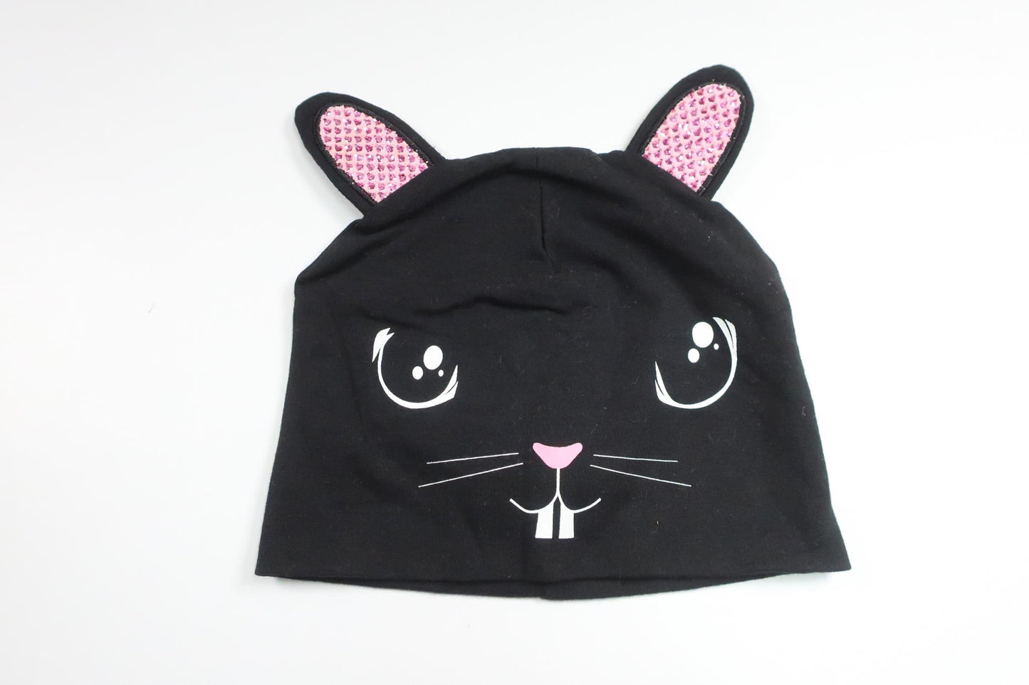 Hue med kanin fra Cubus - Størrelse 52/54 - Sort