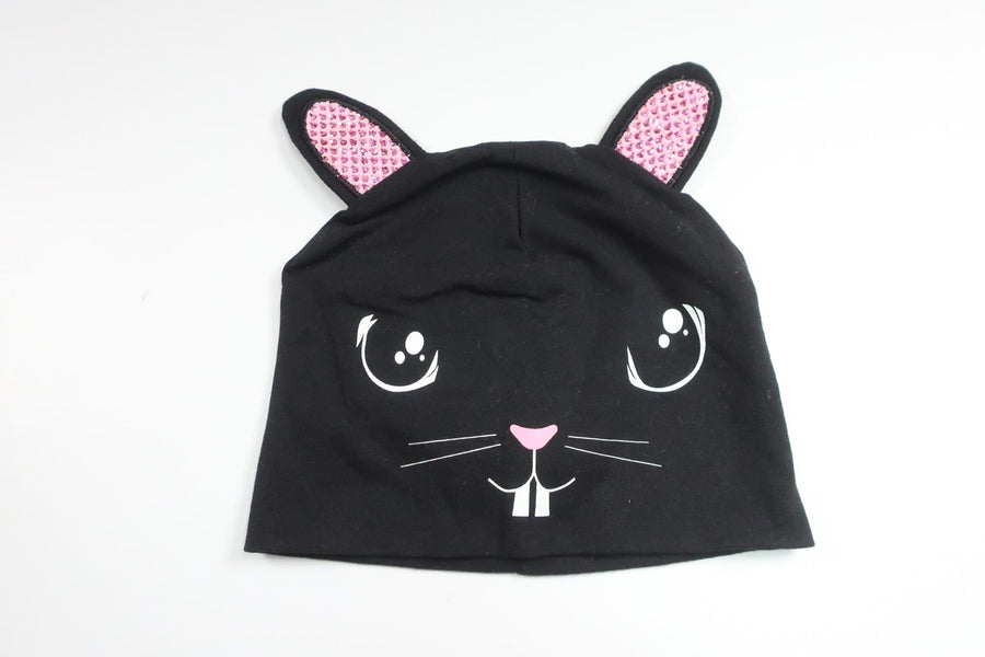 Hue med kanin fra Cubus - Størrelse 52/54 - Sort