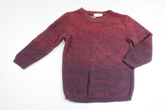 Strikket sweater fra Name It - Størrelse 98 - Rød