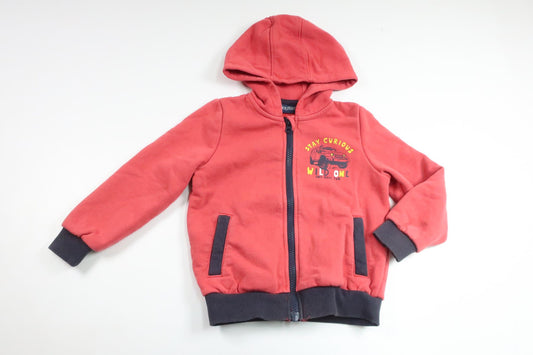 Hættejakke fra Lupilu - Størrelse 98/104 - Rød