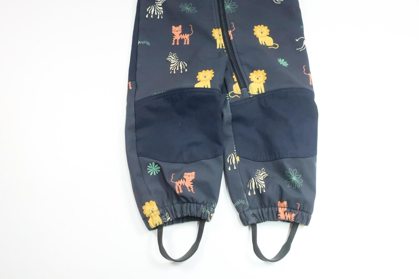 Softshell-overall med dyr fra Nordbjörn - Størrelse 92 - Marineblå