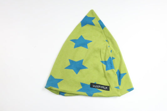 Hue med stjerner fra Villervalla - Størrelse 74/80 - Grøn