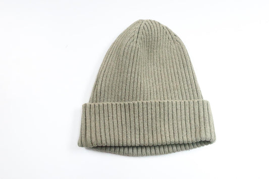 Ribbet strikket hue fra Lindex - Størrelse 48/50 - Grøn