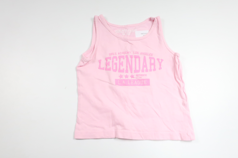 Tanktop fra Reaction - Størrelse 86/92 - Lyserød