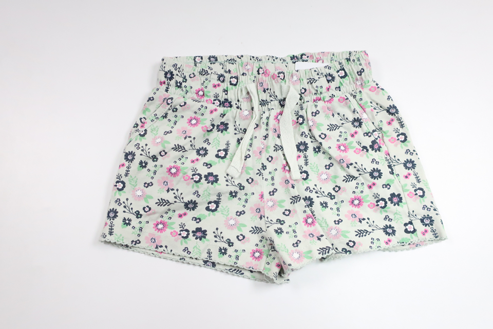 Blomstrede shorts fra Sweetie - Størrelse 86 - Blå