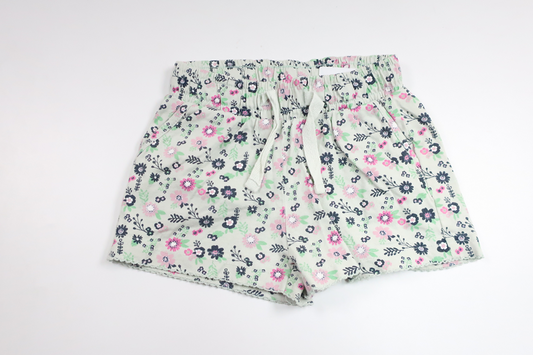 Blomstrede shorts fra Sweetie - Størrelse 86 - Blå
