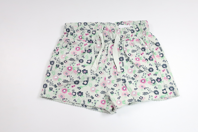 Blomstrede shorts fra Sweetie - Størrelse 86 - Blå