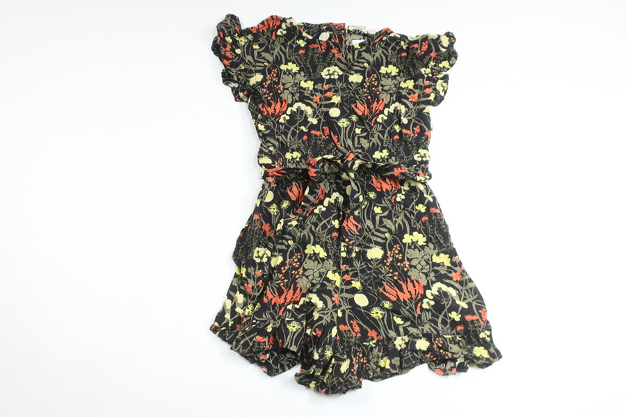 Blomsterjumpsuit fra SRNHLT - Størrelse 92 - Sort
