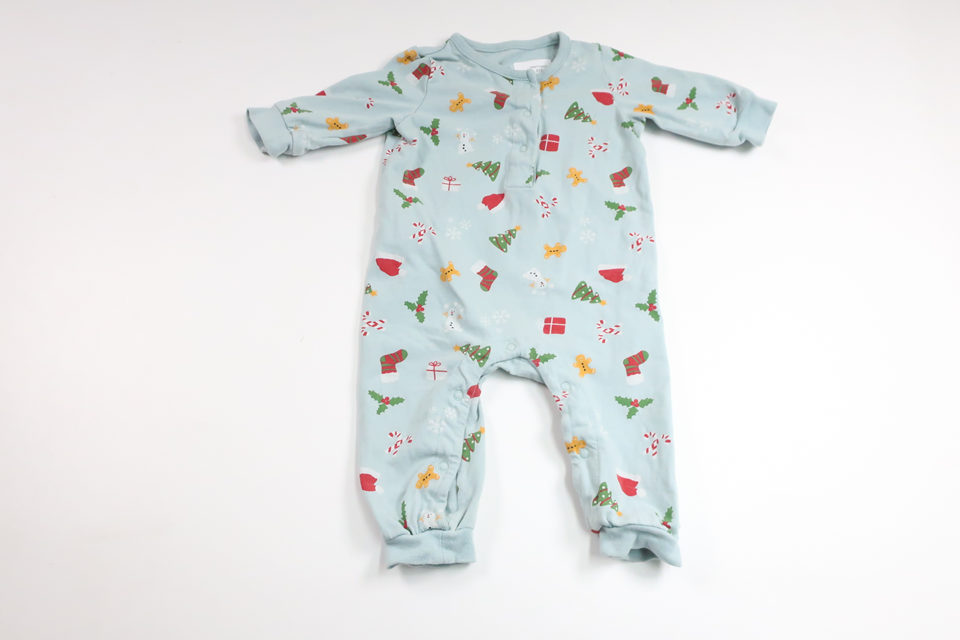 Pyjamas fra ICA I Love Eco - Størrelse 68 - Blå