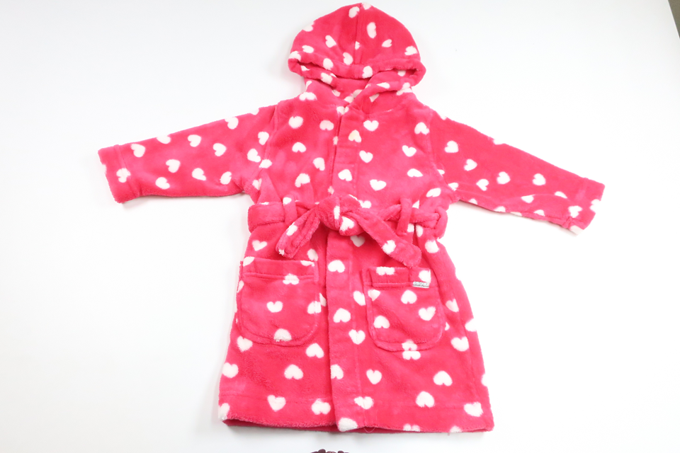 Morgenkåbe/badekåbe fra Name It - Størrelse 92 - Lyserød