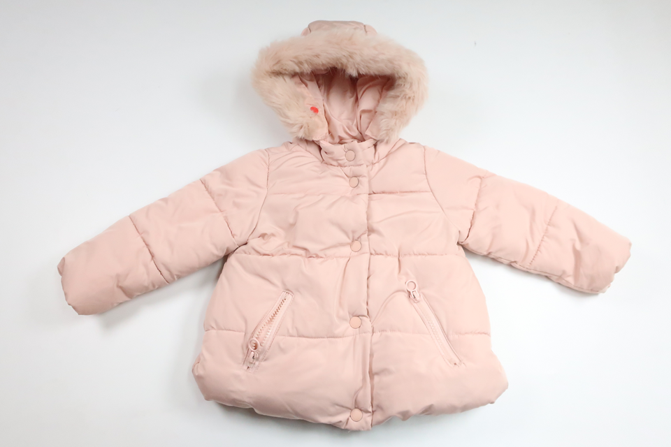 Vatteret jakke fra Zara - Størrelse 86 - Lyserød