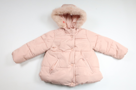 Vatteret jakke fra Zara - Størrelse 86 - Lyserød