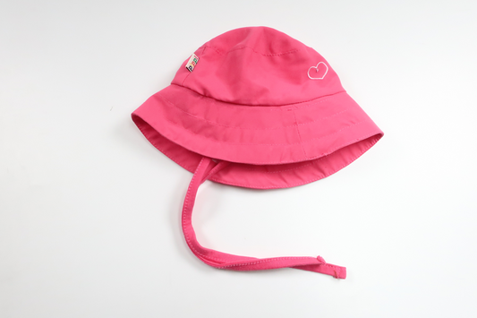 Solhat fra Pippi - Størrelse 62 - Lyserød