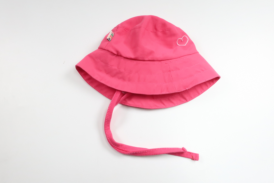 Solhat fra Pippi - Størrelse 62 - Lyserød