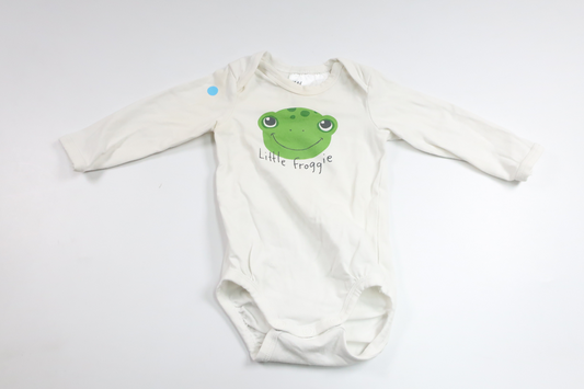 Bodysuit fra H&M - Størrelse 62 - Off-white