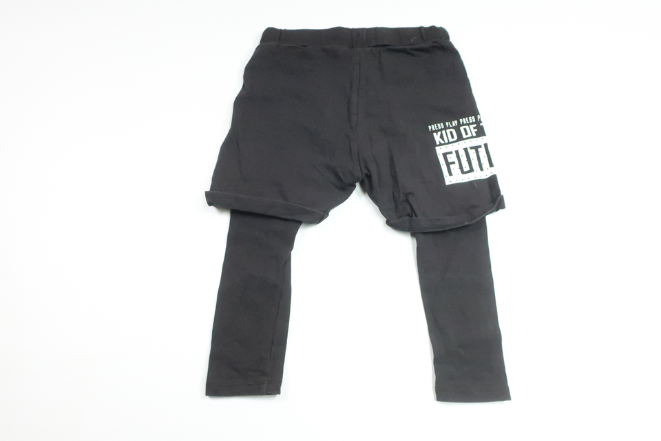 Shorts med indbyggede leggings fra Unknown - Størrelse 80/86 - Sort