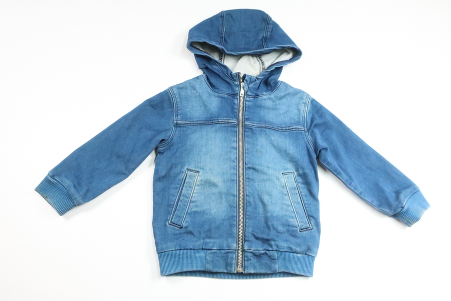 Denimjakke fra H&M - Størrelse 92 - Denim