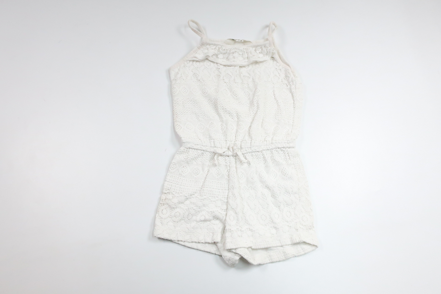 Heldragt fra H&M - Størrelse 98/104 - Hvid