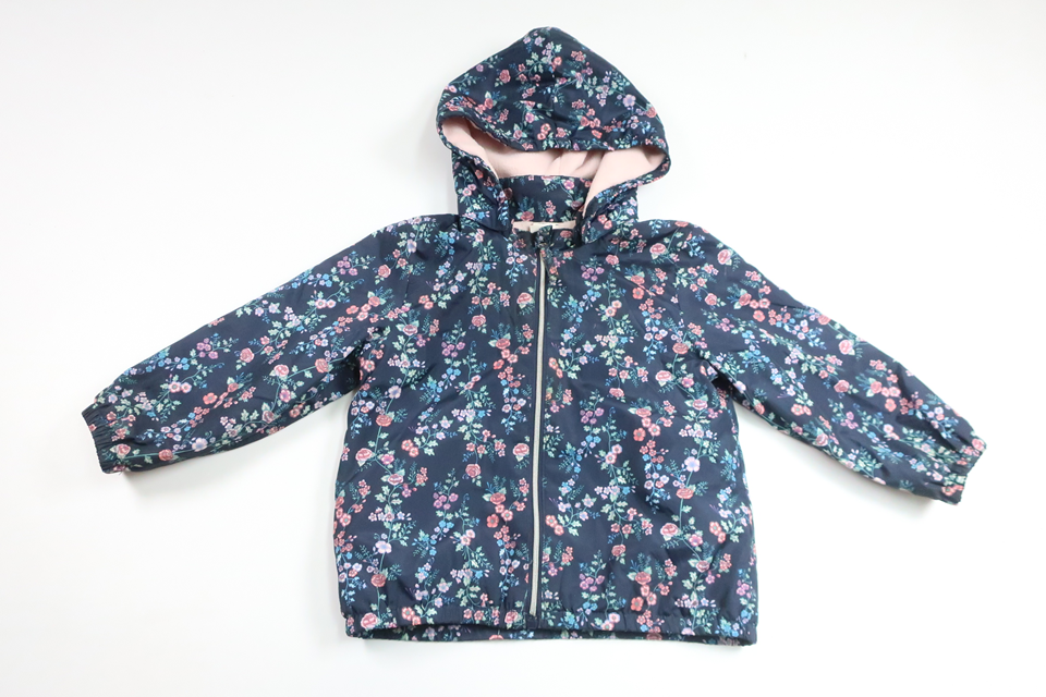 Fleeceforet vindjakke fra H&M - Størrelse 86 - Marineblå