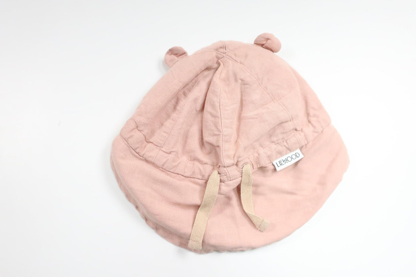 Solhat i 65% hør fra Liewood - Størrelse 86/92 - Lyserød