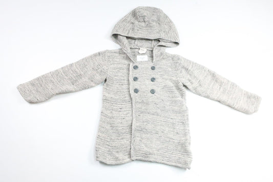Strikket cardigan fra H&M - Størrelse 92 - Grå