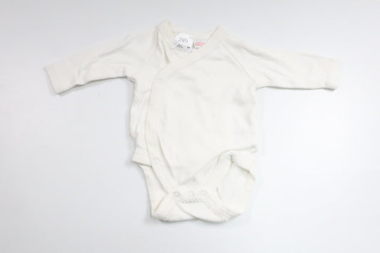 Wrap-body fra Zara - Størrelse 56 - Hvid