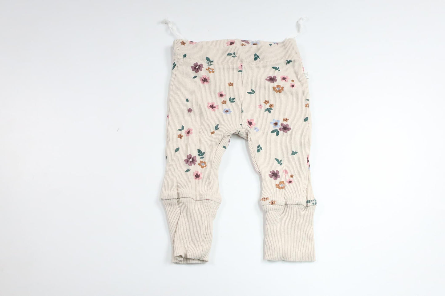 Ribbede bukser fra Tiny One - Størrelse 50 - Beige