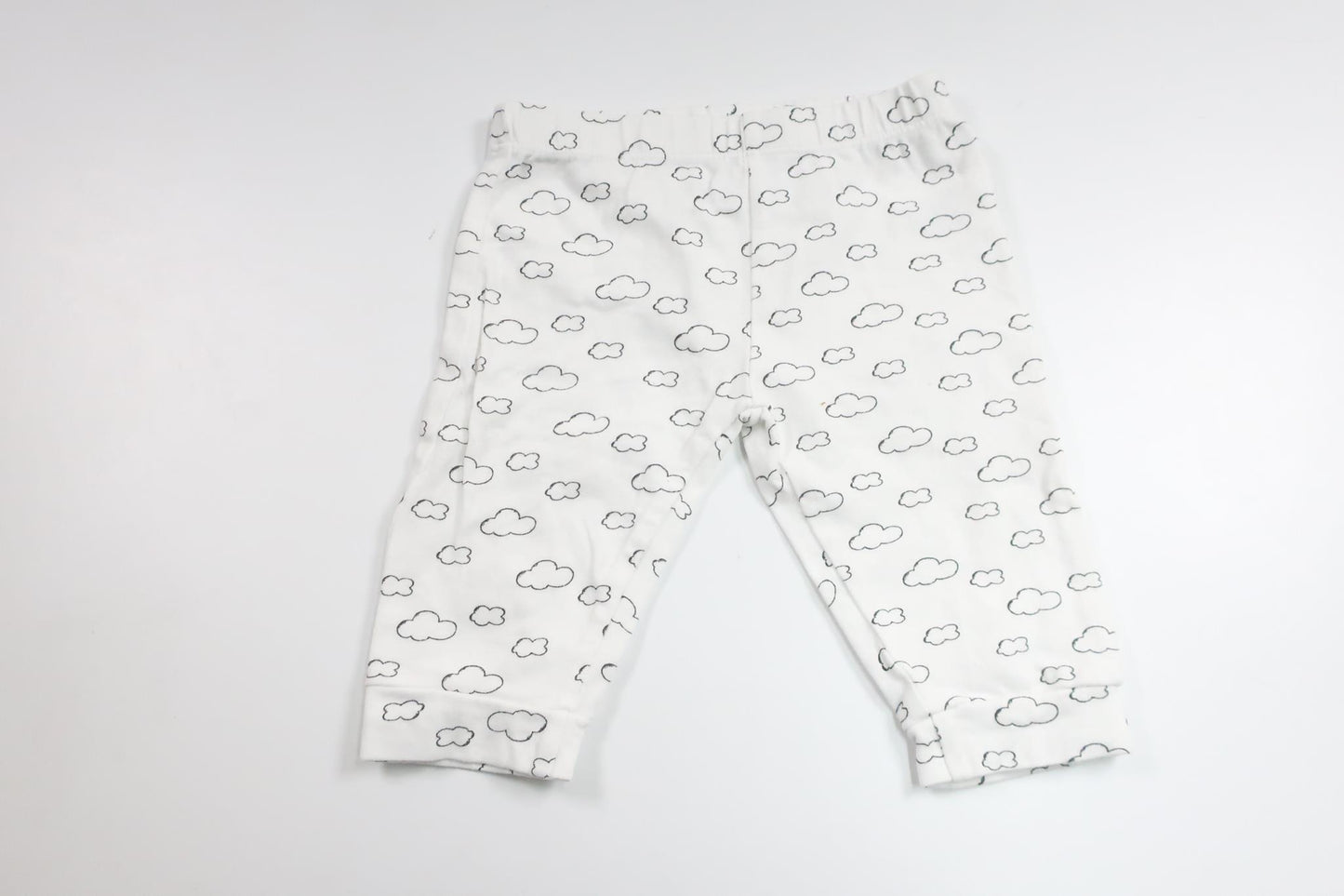 Pyjamasbukser fra Disney - Størrelse 50/56 - Hvid