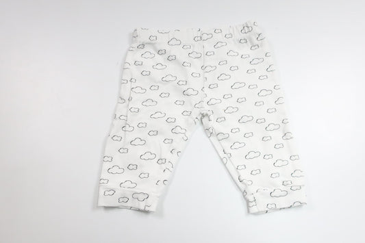 Pyjamasbukser fra Disney - Størrelse 50/56 - Hvid