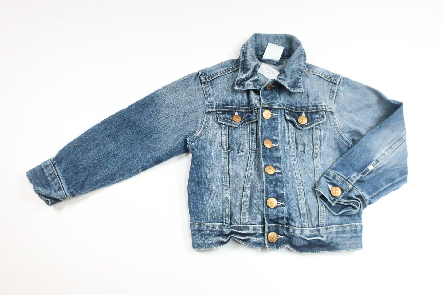 Denimjakke fra H&M - Størrelse 104 - Denim
