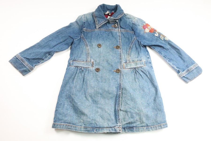 Denimfrakke fra Ukendt - Størrelse 122/128 - Denim