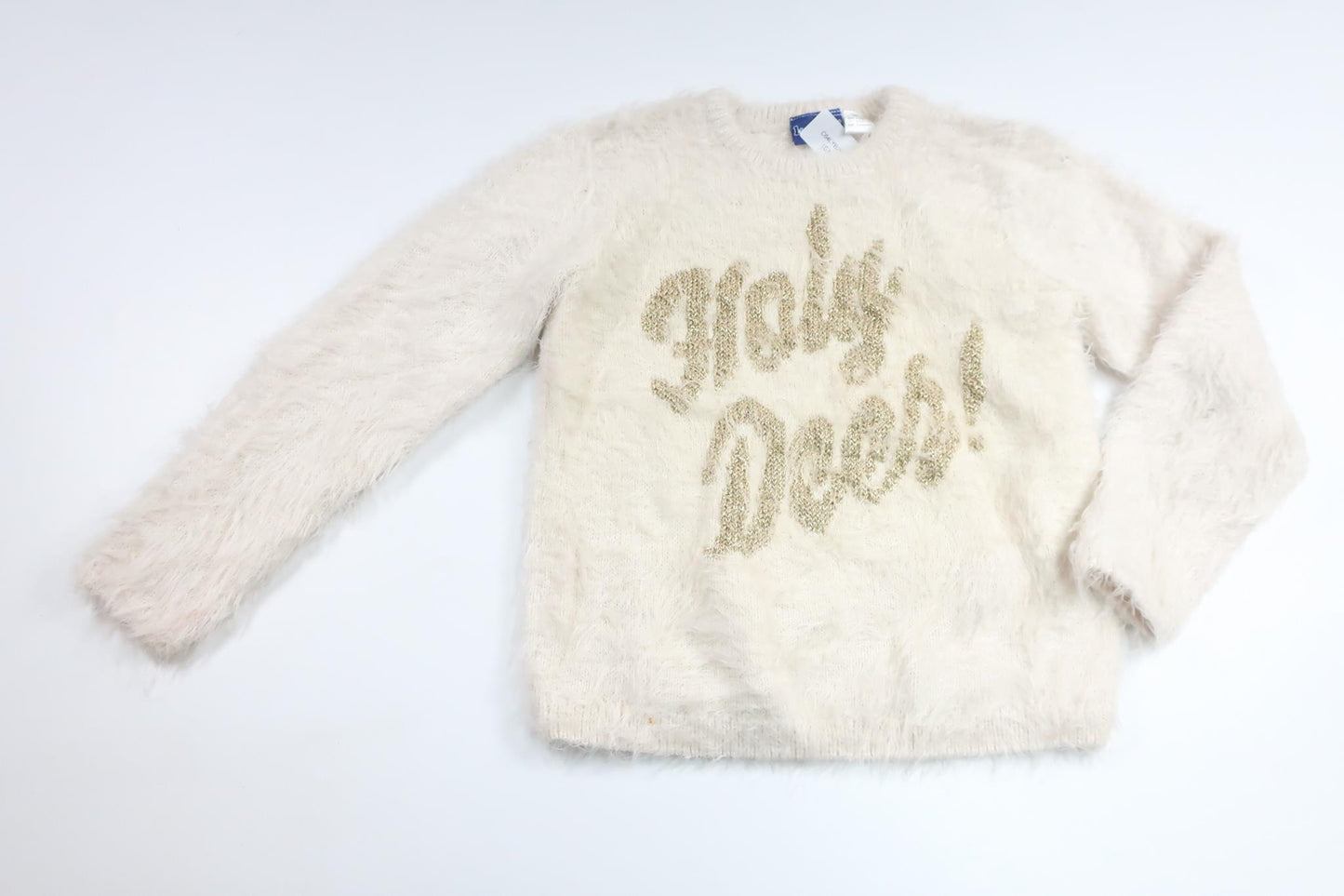 Sweater fra Lupilu - Størrelse 110/116 - Off-white