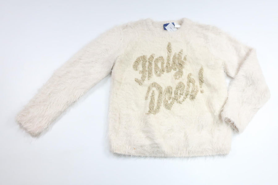 Sweater fra Lupilu - Størrelse 110/116 - Off-white