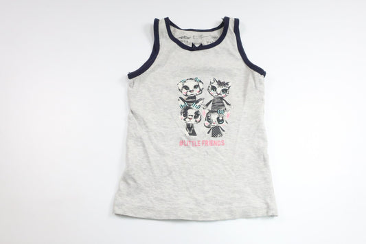 Tanktop fra Lupilu - Størrelse 110/116 - Grå