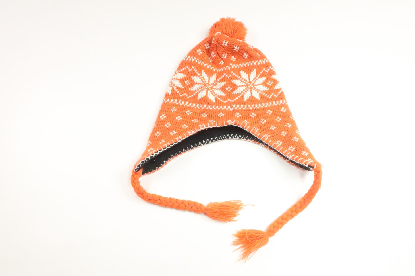 Fleeceforet hue fra Hemstickat - Størrelse 50/52 - Orange