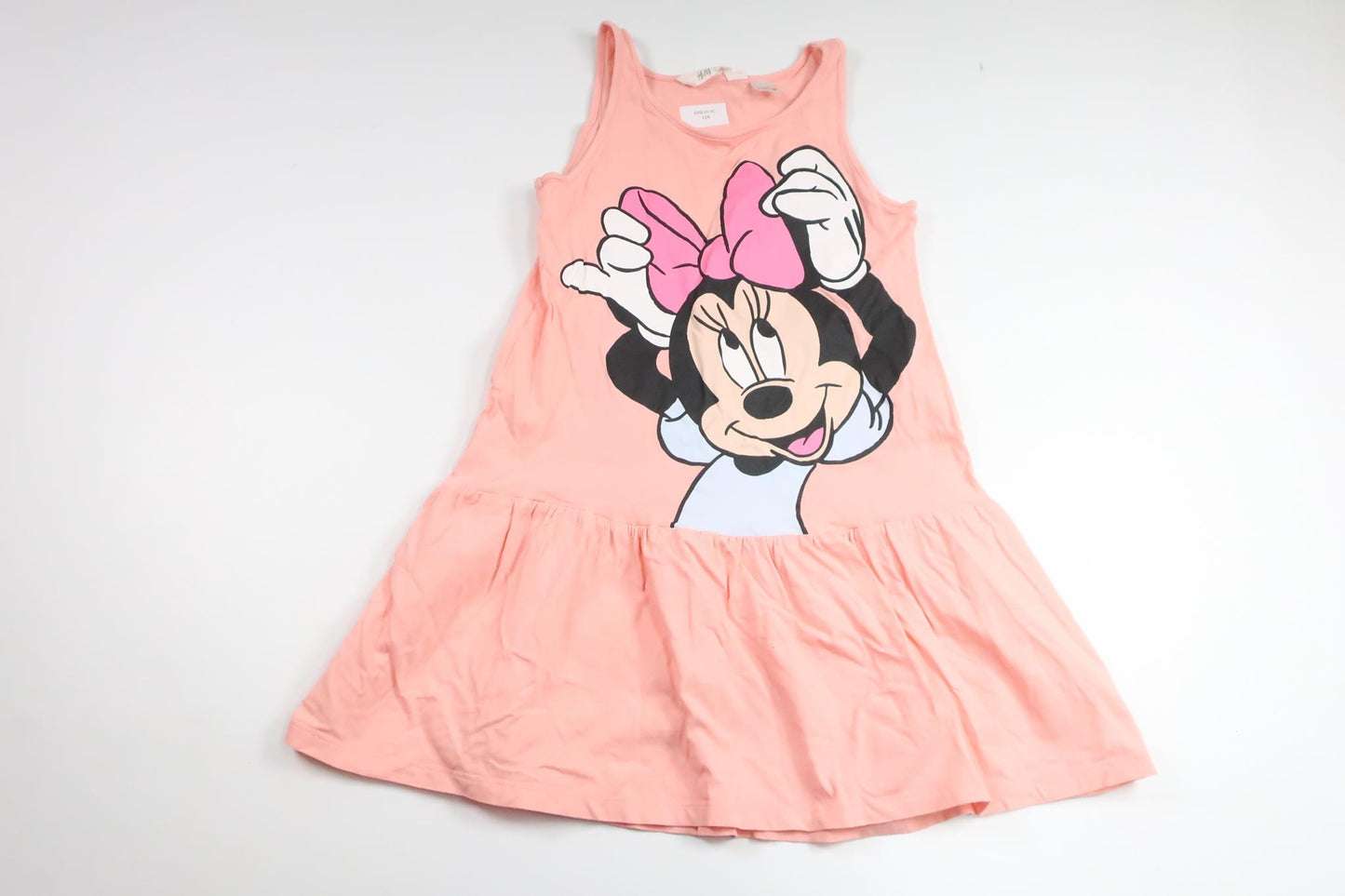 Kjole med Minnie fra H&M - Størrelse 122/128 - Lyserød