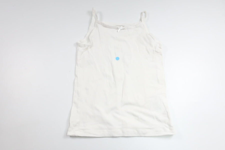 Tanktop fra H&M - Størrelse 122/128 - Hvid