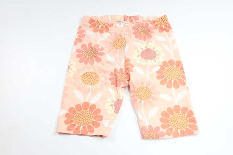 Blomstrede shorts fra Lindex - Størrelse 128 - Orange