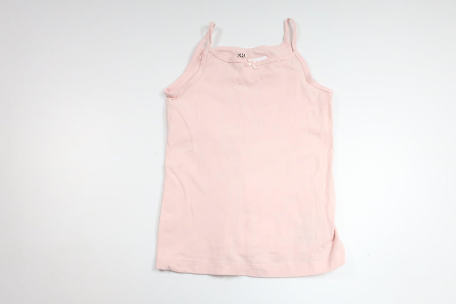 Tanktop fra H&M - Størrelse 122/128 - Lyserød