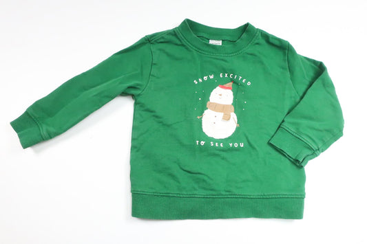 Sweatshirt fra Carter's - Størrelse 80 - Grøn