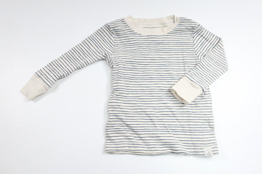 Stribet sweater fra Carter's - Størrelse 68 - Hvid