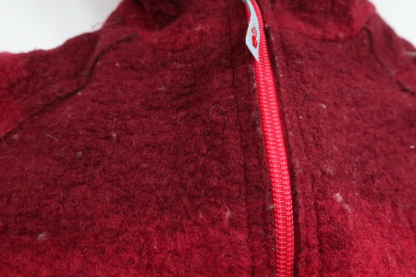 Jakke i uldblanding fra Molo - Størrelse 98 - Rød