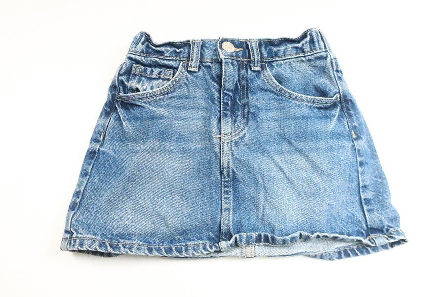 Denimnederdel fra H&M - Størrelse 110 - Denim