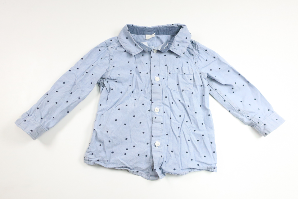 Skjorte fra H&M - Størrelse 80 - Blå