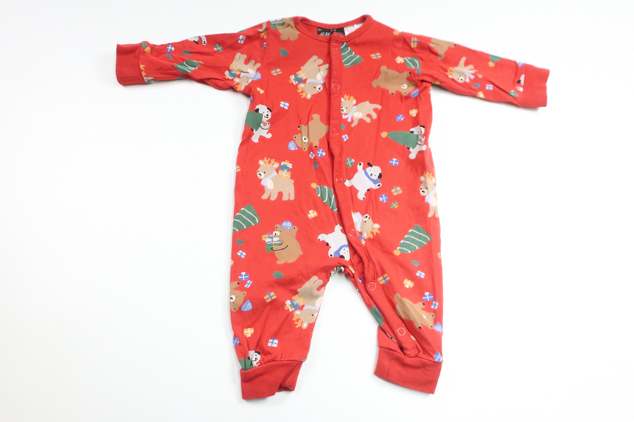 Pyjamas med julemotiv fra H&M - Størrelse 56 - Rød