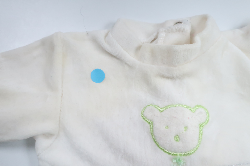 Fleece jumpsuit fra Unknown - Størrelse 50/56 - Hvid