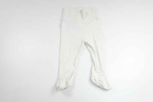 Prikkede bukser fra H&M - Størrelse 68 - Hvid