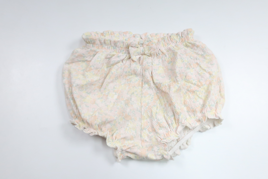 Blomstrede shorts fra Kappahl - Størrelse 74 - Off-white