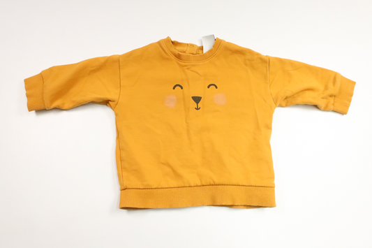 Sweatshirt fra Lindex - Størrelse 68 - Gul